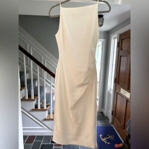 Women’s winter white midi dress